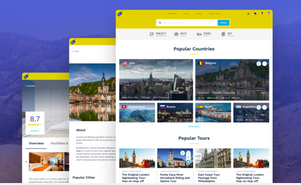 Travel Agency Website Development